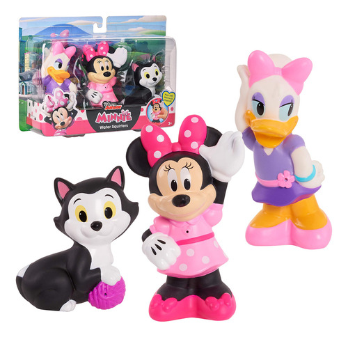 Disney Junior Minnie Mouse - Paquete De 3 Juguetes De Baño.