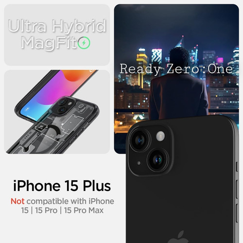 Capa Original Spigen Zero One (magfit) Para iPhone 15 Plus
