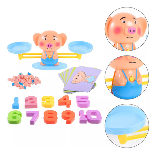 Juego Didáctico De Aprendizaje Números Balanza Niños