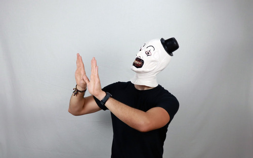 Máscara Art The Clown Blanco Russ Lukich