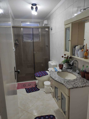 Imagem 10 de 14 de Am70 Apartamento 2 Dormitórios- 200 M Praia- Guilhermina.