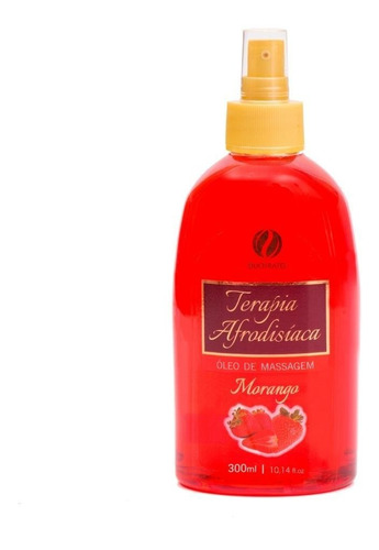 Óleo De Massagem Terapia Afrodisíaca Duotrato Morango 300ml