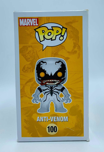 ### Funko Pop Marvel Anti Venom 100 Box Lunch Gitd Glows ### (Usado)