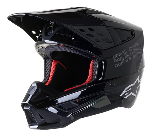 Capacete Cross Alpinestars Sm5 Rover Black Anthracite Fxm