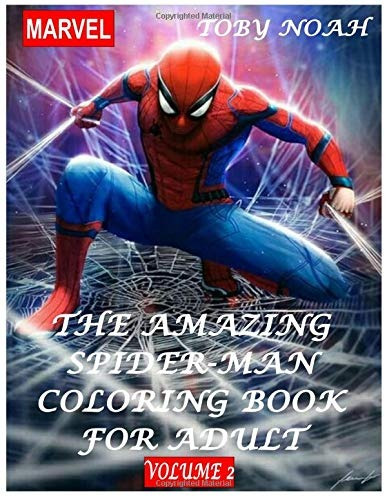 The Amazing Spiderman Coloring Book For Adult  Volume 2