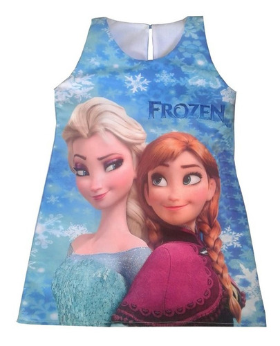 Vestido Princesas Frozen Ana Y Elsa 