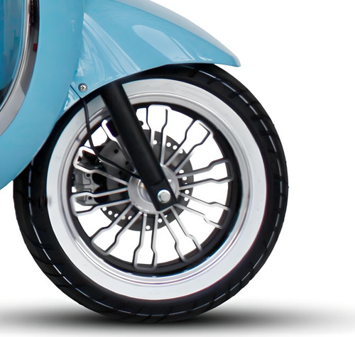 Imagen 25 de 25 de Moto Scooter Beta Tempo 150 Deluxe Vintage Celeste Znorte