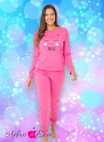 Pijama Invierno Liviano Oferta Estampado Bianca Secreta 8010