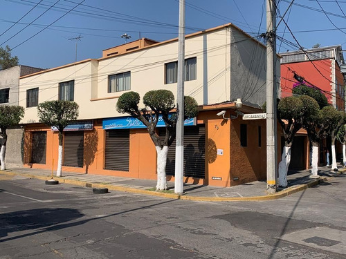 Casa En Venta Con Locales Comerciales En Coyoacan, Ciudad Jardín