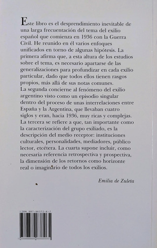 Españoles En La Argentina - Emilia De Zuleta