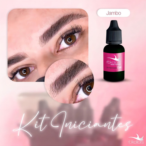 Kit Iniciantes Com 4 Pigmentos Orgânicos De 5ml Para Sobrancelhas Rbkollors Micropigmentação