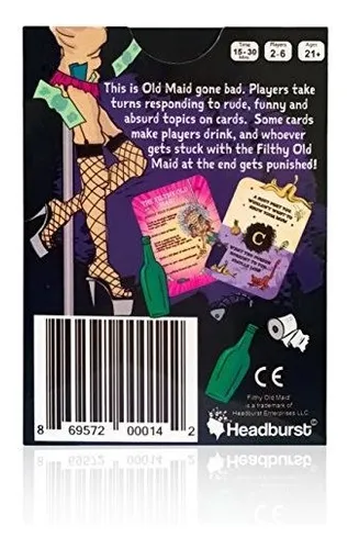 Juego Cartas Vieja Solterona Sucia