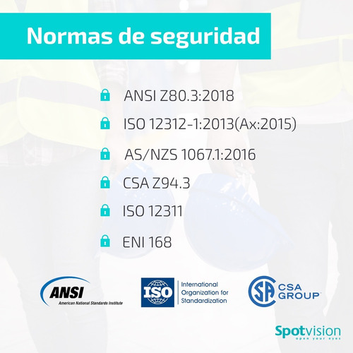 Imagen 3 de 10 de Antiparra Anteojos Deportivos Impacto Optitech Dot Op251