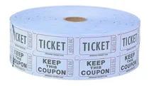 Comprar 2000 Tickets Dobles En Rollo Foliado Boletos Rifa Juegos 2pz