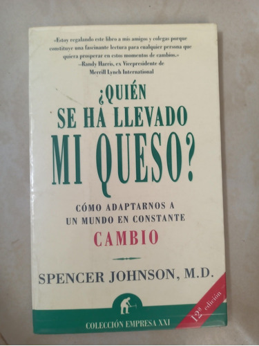 Libro Quien Se Ha Llevado Mi Queso Spencer Jhonson