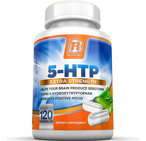 Bri Nutrition 5 Htp 100 Mg 120 Cápsulas De Celulosa Vegetal