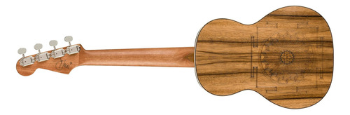 Fender Dhani Harrison Tenor Ukulele, Diapasón De Nogal,