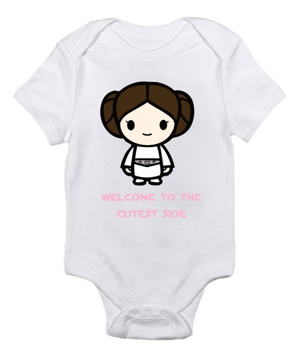 Pañalero Bebé Star Wars Leia Welcome To The Cutest Side Cute