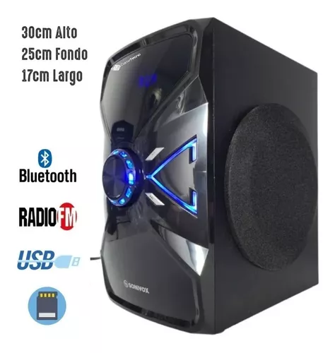 Teatro En Casa 2.1 Sonivox Bluetooth Radio Fm Usb Pu