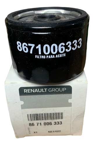 Filtro De Aceite Renault Duster Oroch Captur Orig 8200768913