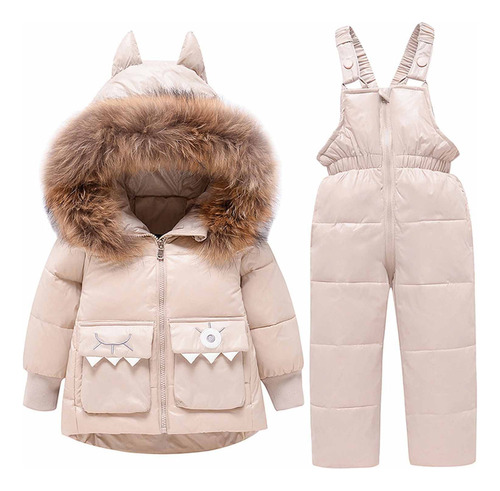 Chaqueta De Plumón Engrosada Para Niños Y Niñas De Invierno,