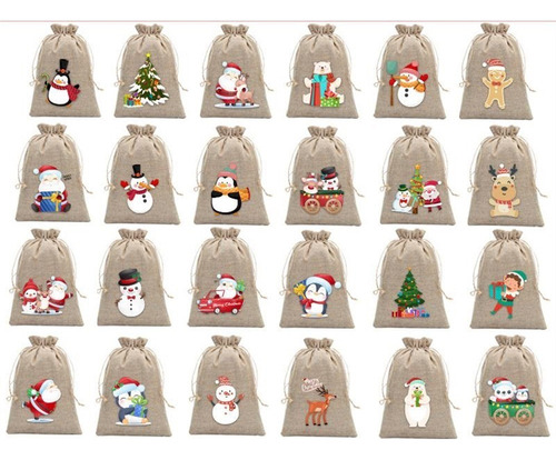 Anúncio De Natal De Lembrança De Presente De Doces Com 24