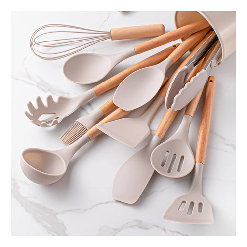 Cocina, Cocina De Silicona Antiadherente Con Mango De
