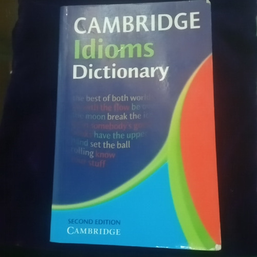 Libro Cambridge Idioms Dictionary Second Edition 