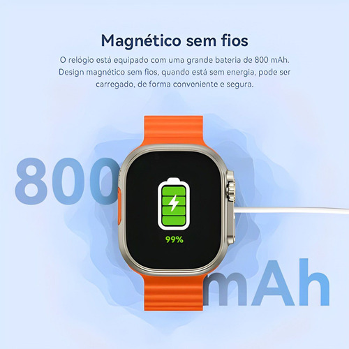 Smartwatch Ultra 3 Ai Chip 5g Câmera Wifi 16gb + Pulseiras