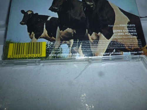 Cd Pink Floyd Atom Heart Mother Lacrado 1970/2011 Imp Argent