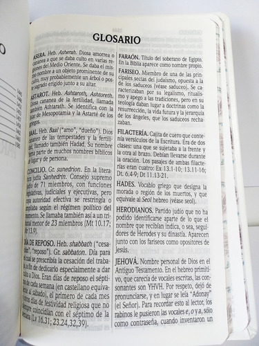 Imagen 10 de 10 de Biblia Rvr1960 Let. Grande Imitac. Piel Blanco Flor E Índice