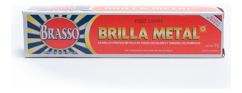 Brasso Brilla Metales Crema Importado Pulitura Cobre Acero 