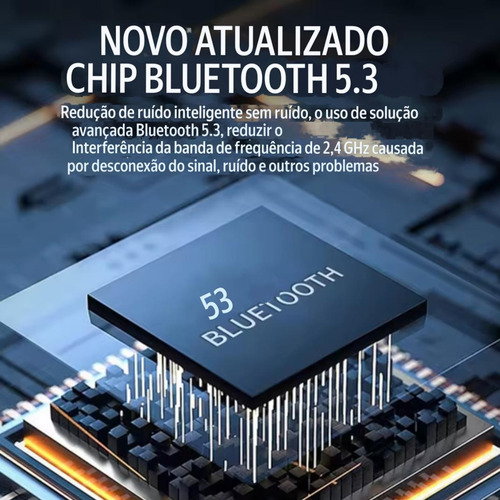 Fone Comunicador para Capacete de Moto Sem Fio V10 com Microfone TSF Parts intercomunicador cor preto