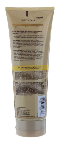 Body Drench Quick Tan Loción De Bronceado Gradual, 8 Onzas,