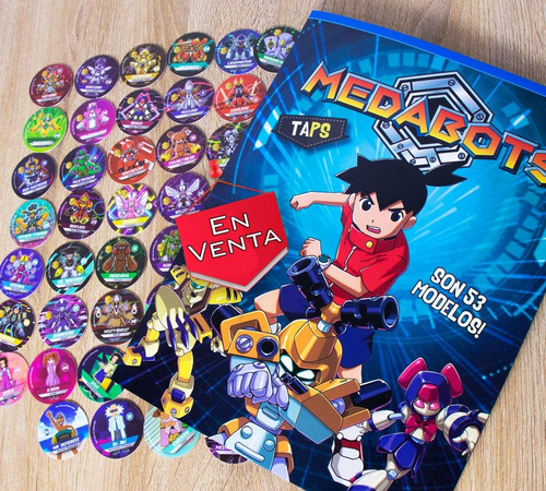 Medabots Tazos + Colecciónador