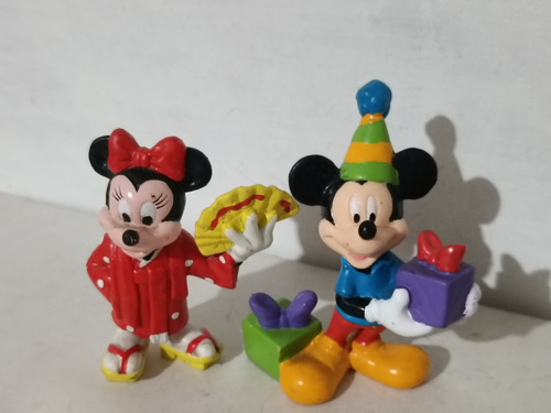 Figuras Mickey Mouse Aplause Y Minnie Vintage (Usado)
