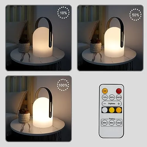 Lámpara De Mesa Led Trirocks, Recargable, Potente, 2600mah