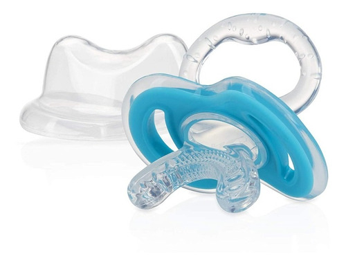 Imagen 3 de 6 de Chupete Mordillo Nuby Masajea Encías De Silicona Super Suave