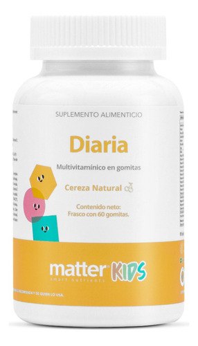 Matter Smart Nutrients Multivitamínico Y Multimineral Para Niños, Diaria,   Sin sabor