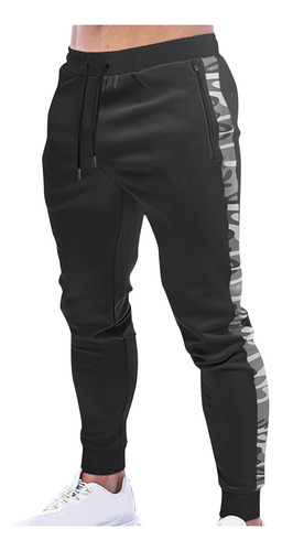 Pantalones De Hombre Con Bolsillos A Juego Con Cremallera Y