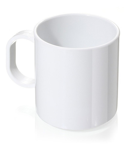 Tazas Plásticas Sublimables Polímero X 5 Jarro Mug 380cc