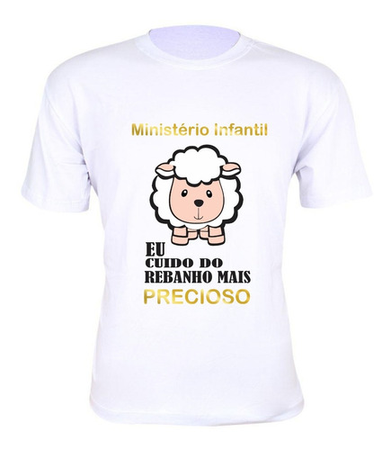 Camiseta Ministério Infantil Masculina Personalizada