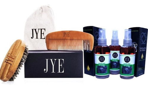 Kit Cepillo Y Peine Edicion Especial Jye 3 Crecimiento Barba