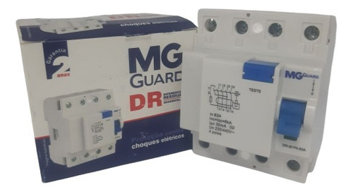 Interruptor Diferencial Residual Dr 63a Quadripolar Margiriu