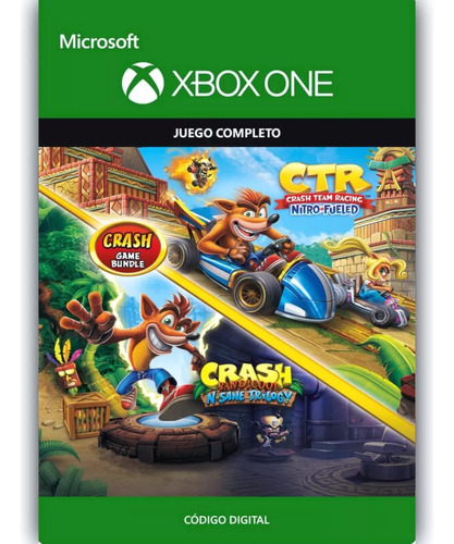 Crash Bandicoot N. Sane Trilogy + Ctr Nitro-fueled  Xbox