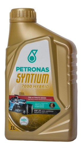 Aceite 0w20 Sintético Petronas Syntium 7000 Hybrid 1 Lt