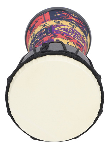 Tambor De Percusión Manual De 4 Pulgadas Con Diseño Africano