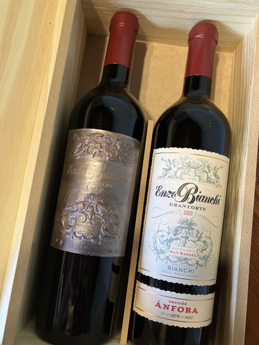 Vino Enzo Bianchi Gran Malbec X Pallarols + Gran Corte. X2.