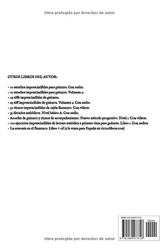 31 Ejercicios Indisíbles De Guitarra Flamenca. Picado
