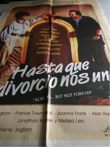  Poster Hasta Que El Divorcio Nos Una 1985 Dir Henry Jaglom 